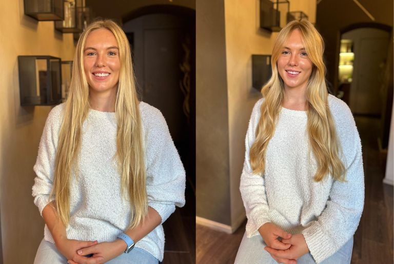 1. Capelli sani e rigenerati: i nostri trattamenti agiscono in profondità per rivitalizzare la fibra capillare, donando nuova lucentezza.